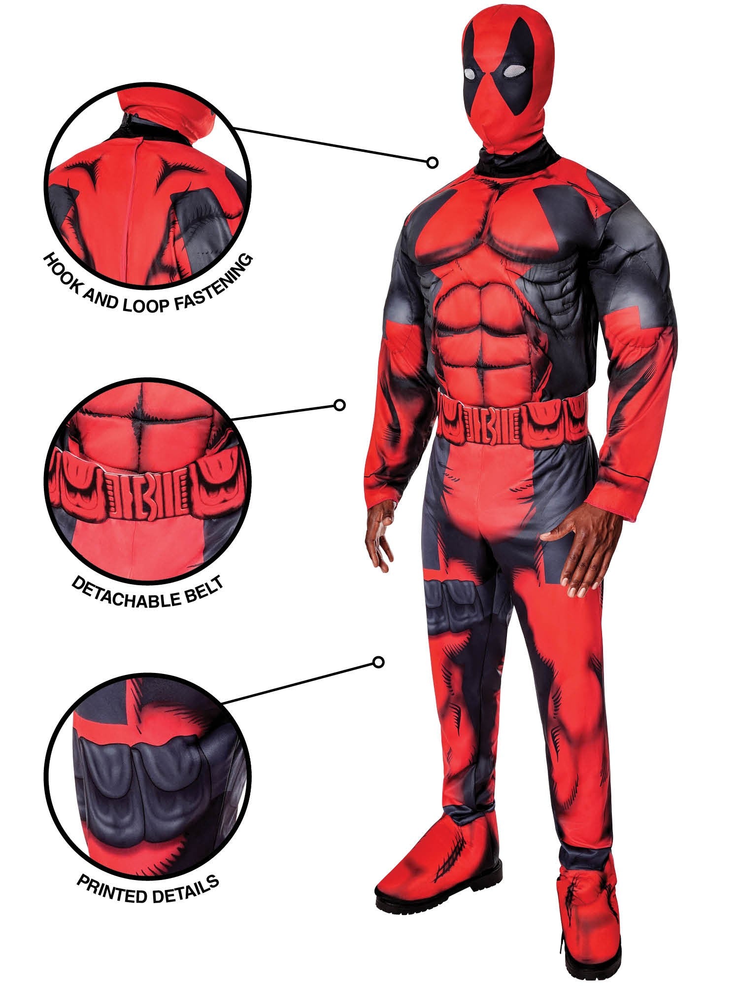 Adult Deluxe Deadpool Costume From Marvel