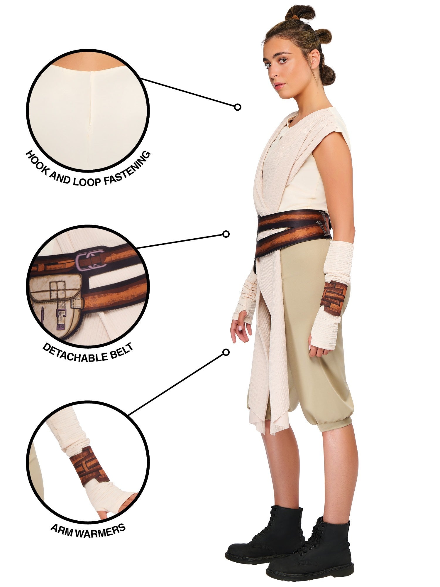Adult Deluxe Rey Costume From Star Wars The Force Awakens
