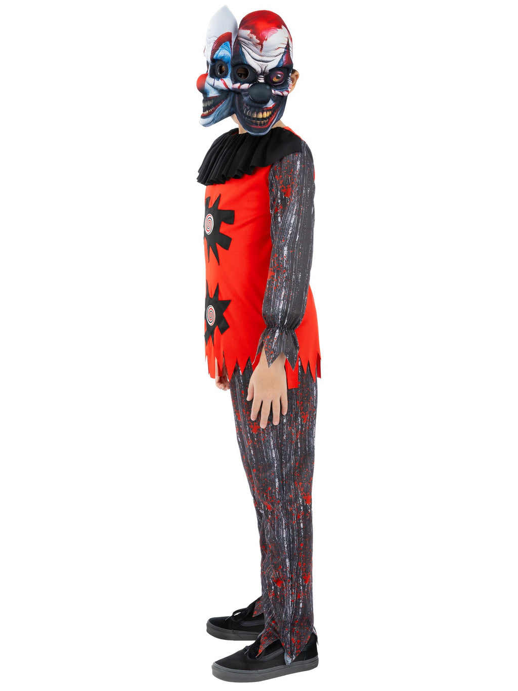 Kids 2 Headed Chuckles The Clown Costume