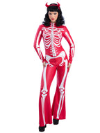 Fever Devil Skeleton Costume