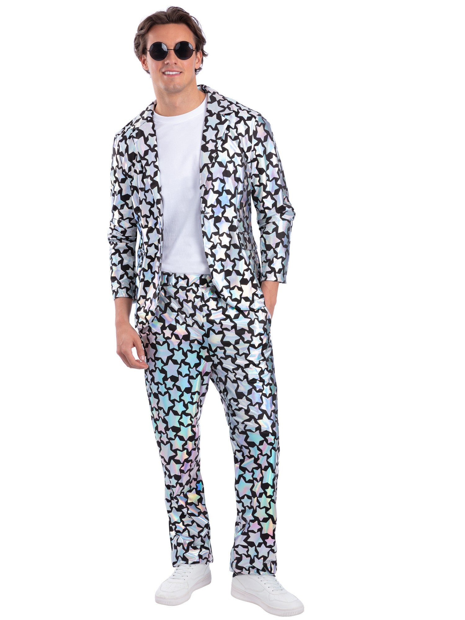 Star Gazer Jacket, Holographic Iridescent