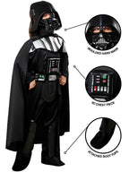 Kids Deluxe Darth Vader Costume From Star Wars Revenge Of The Sith
