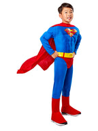 Kids Muscle Chest Superman Costume