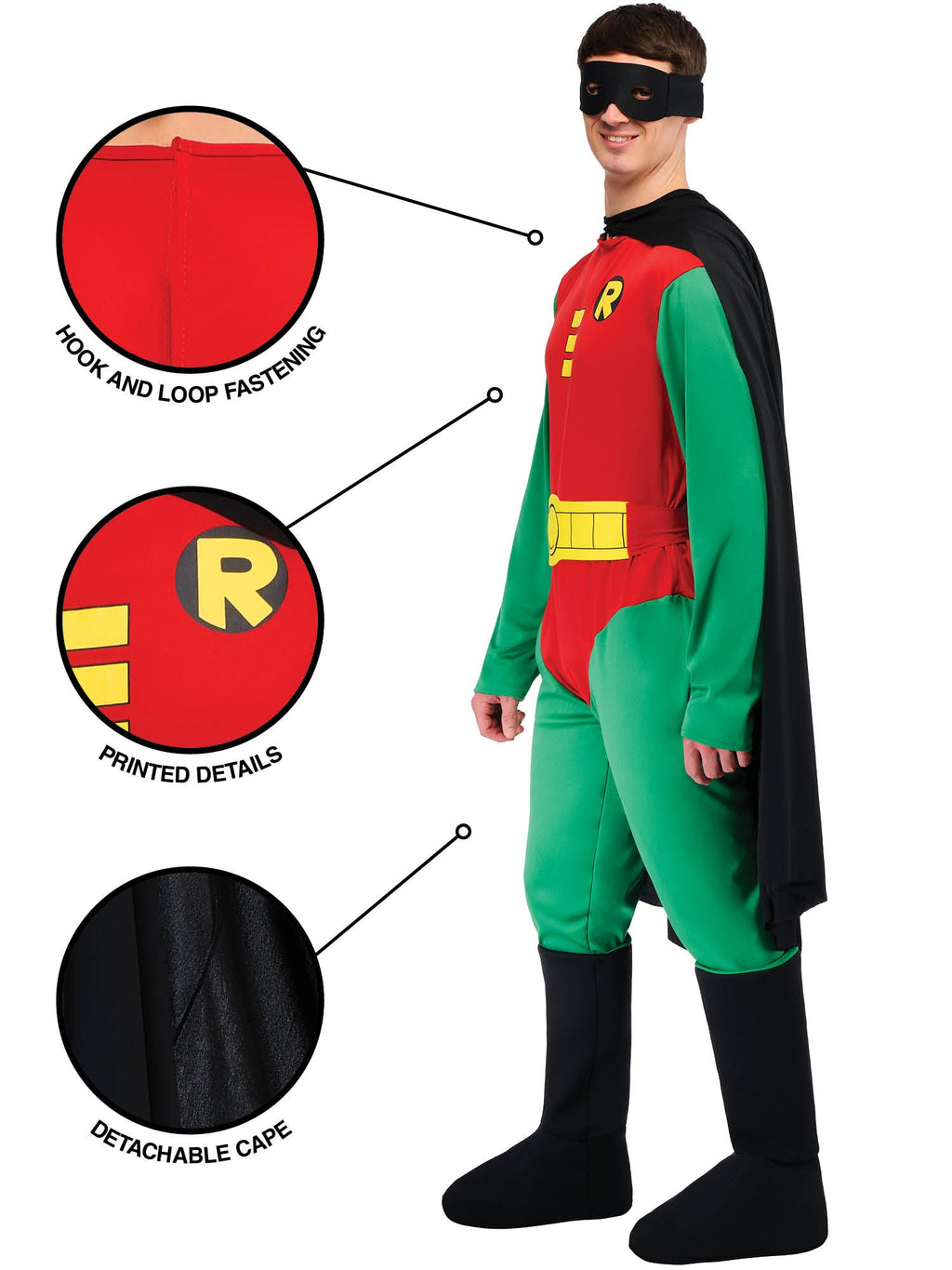 Classic Robin Superhero Costume