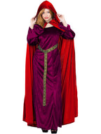 Deluxe Cloak, Garnet Red, Adults