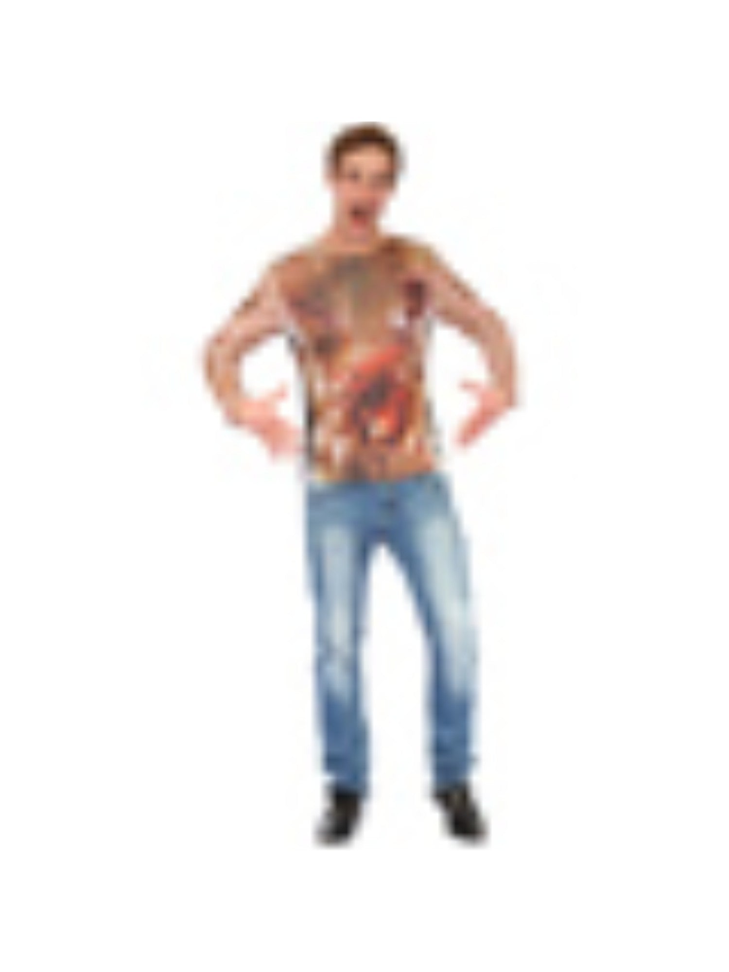 Zombie Man 3D Print Shirt