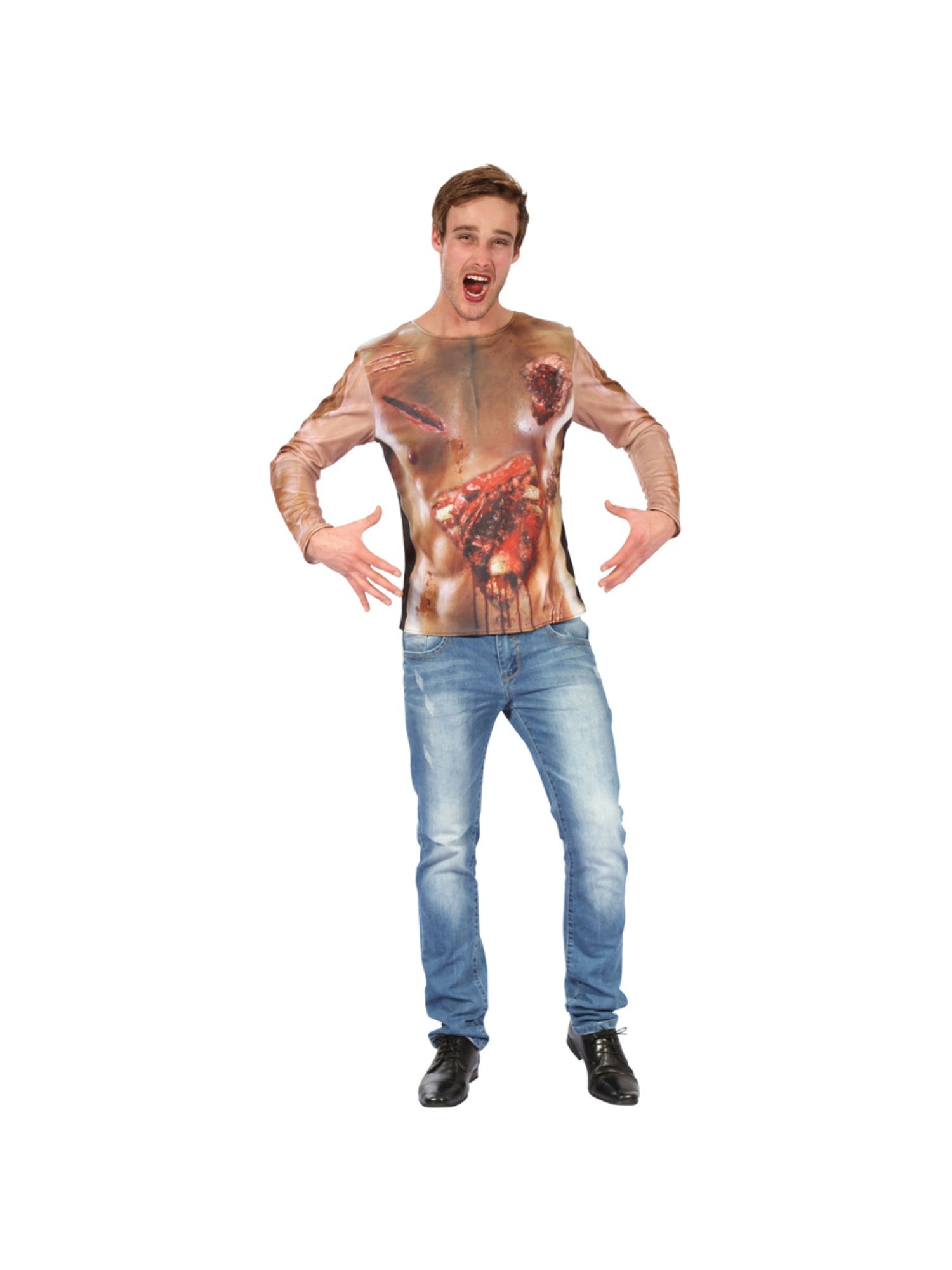 Zombie Man 3D Print Shirt
