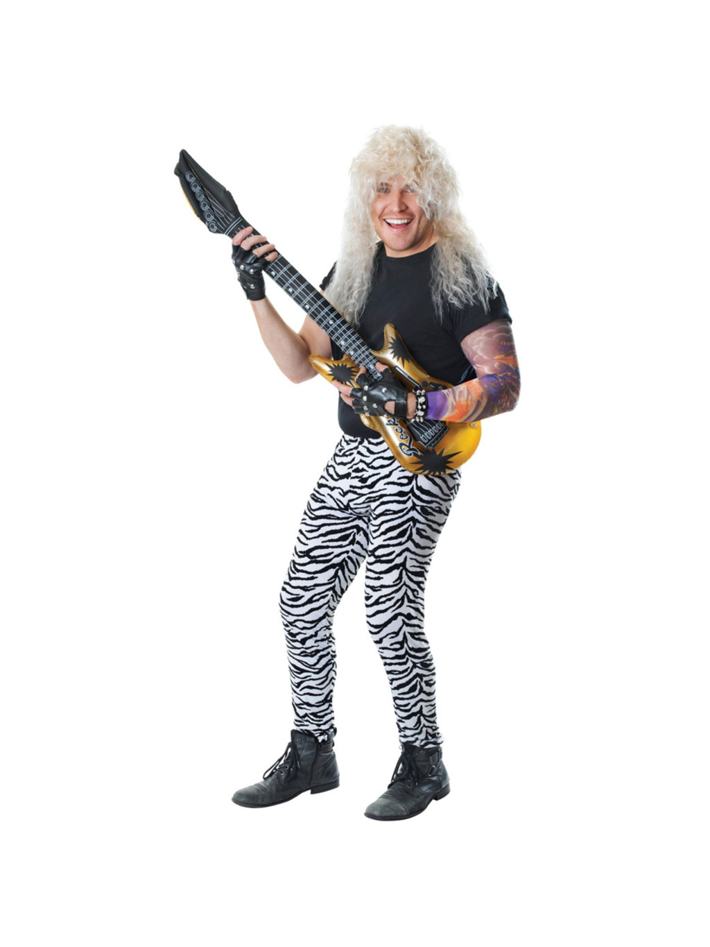 Adult Men's Zebra Print Trousers Costume