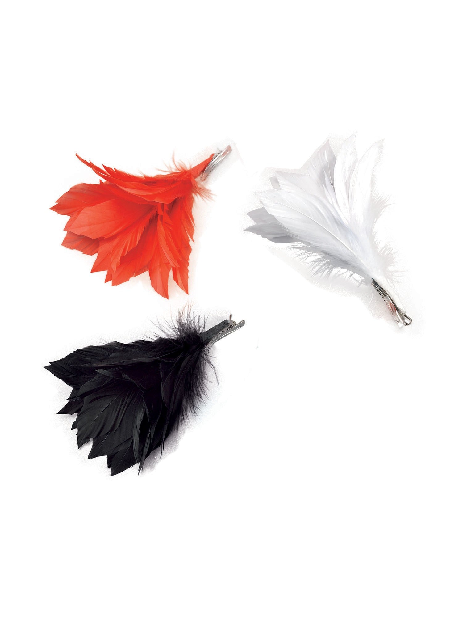 Feather Flower Clip