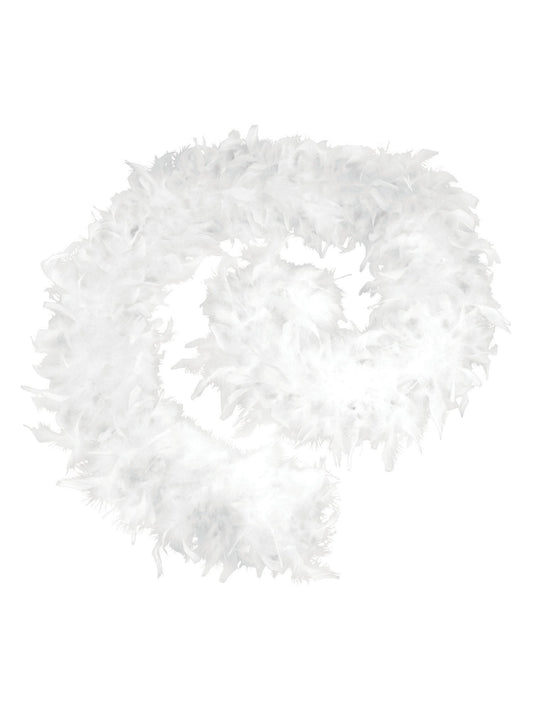 White Feather Boa Costume Accessory