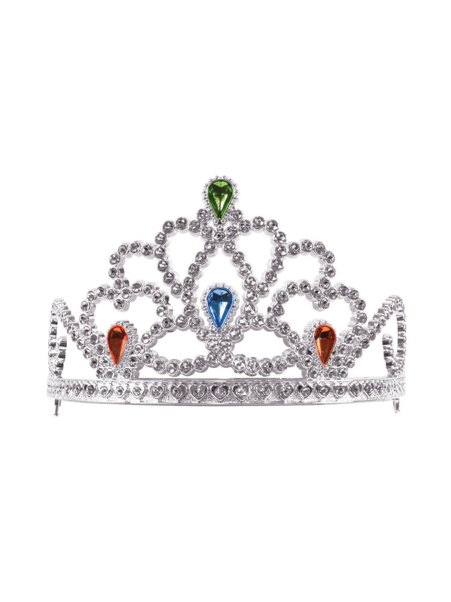 Silver Tiara & Painted Stones