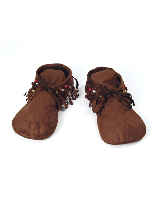 Men's Hippie or Native American Moccasins Costume Accessory