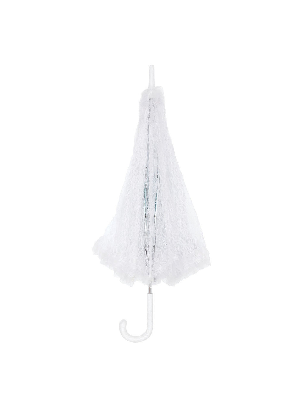 White Lace Parasol Costume Accessory