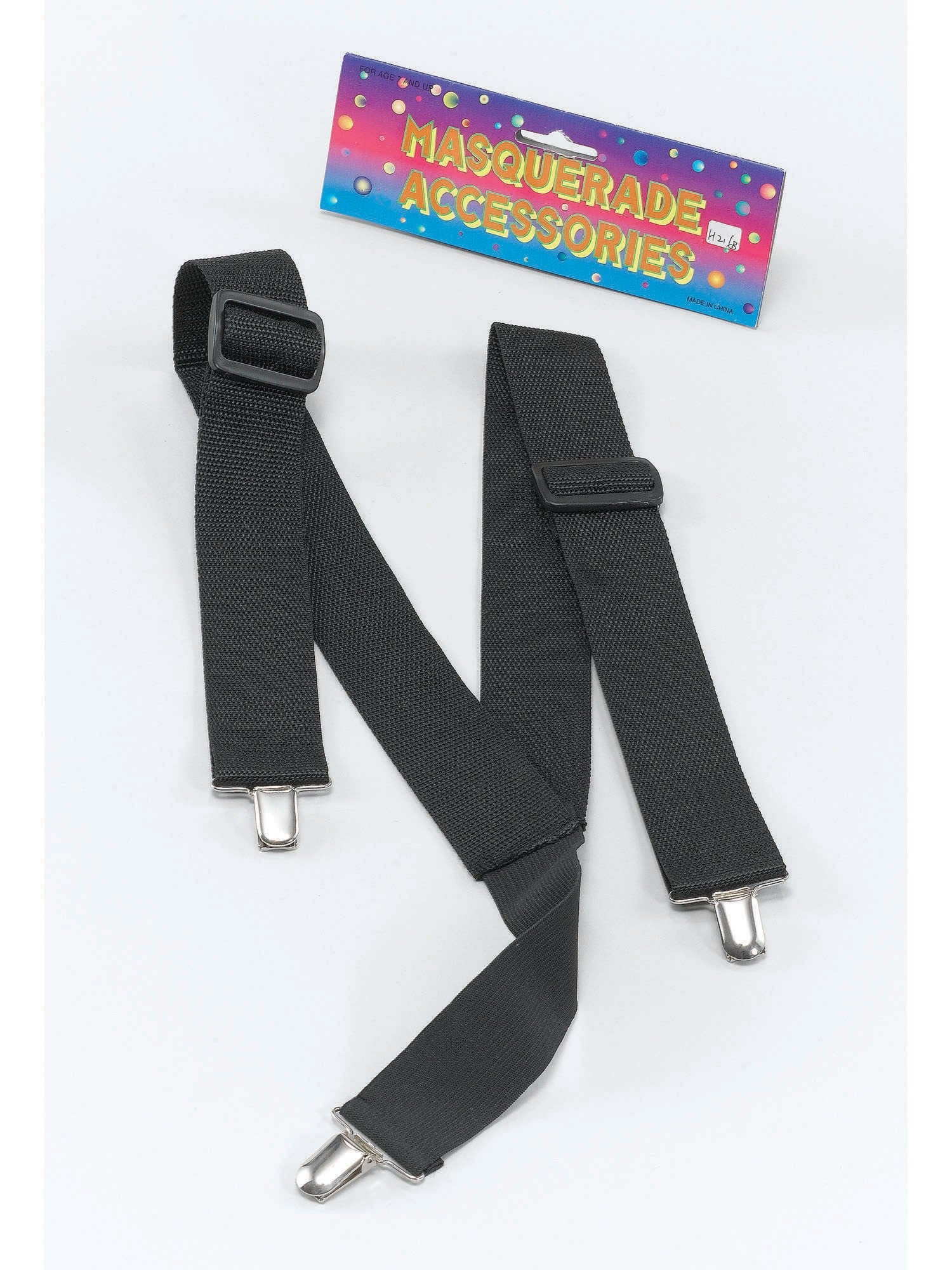 Black Braces Costume Accessory