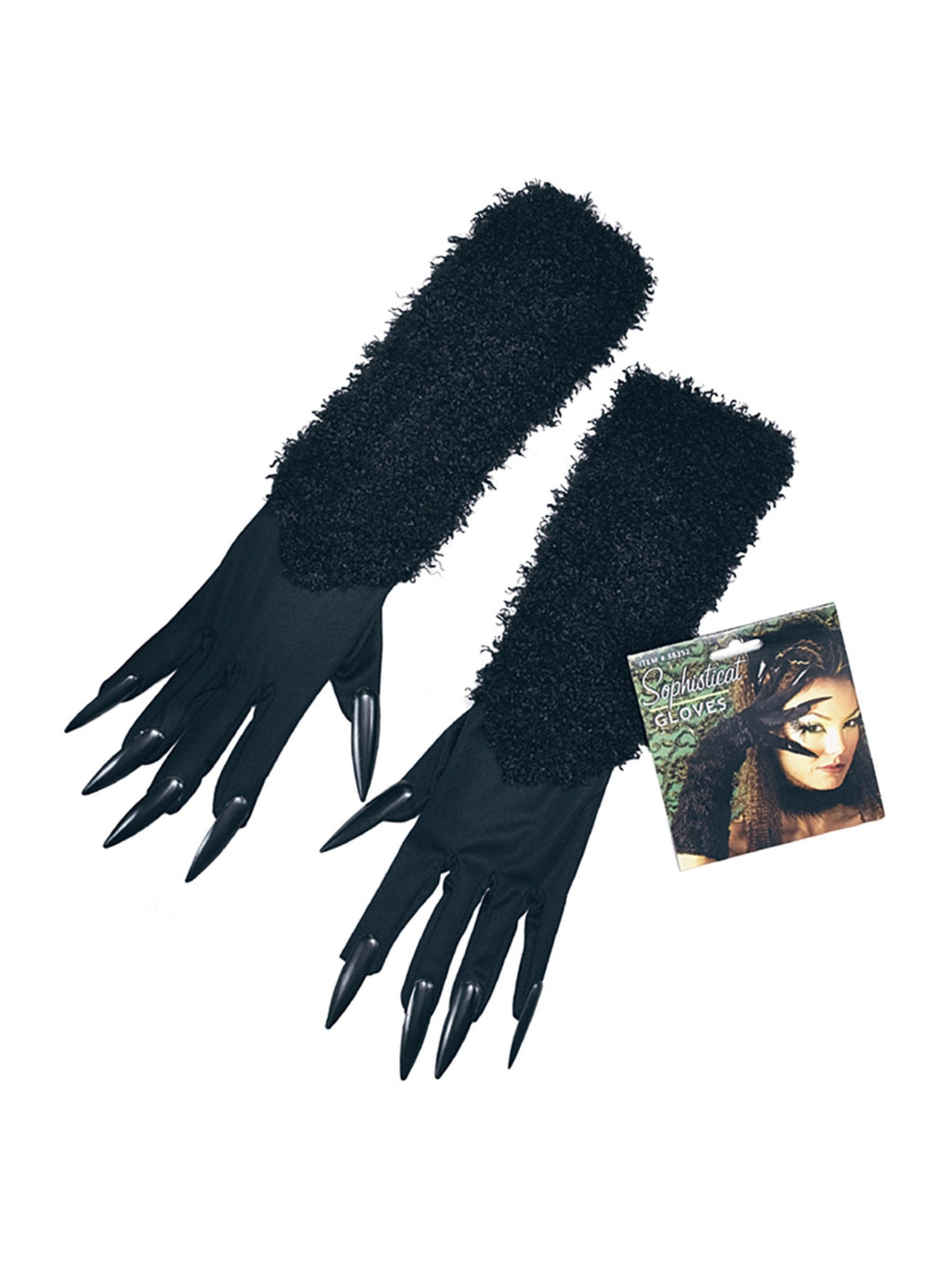 Cat Gloves With Claws Costume Accessory