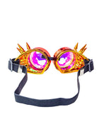Orange and Red Orange & Red Kaleidoscope Goggles Costume Accessory