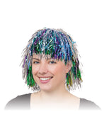 Multi-Coloured Tinsel Wig