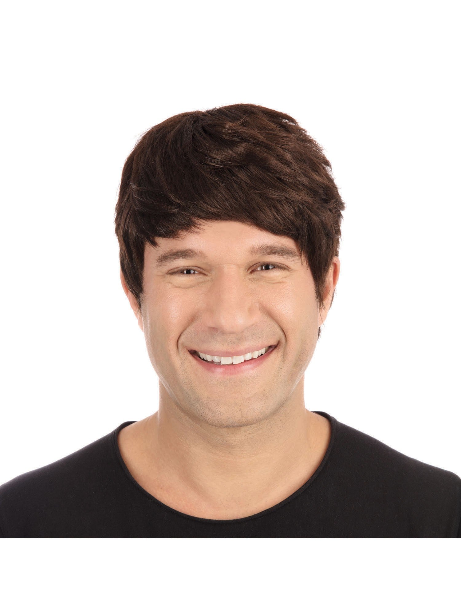Short Brown Men's Wig