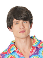 Brown 60's Male Wig