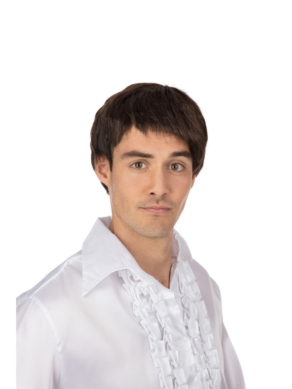 Brown 60's Male Wig