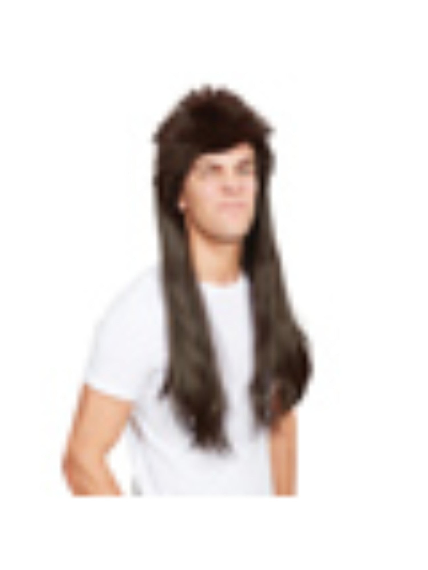 Brown Mullet Wig