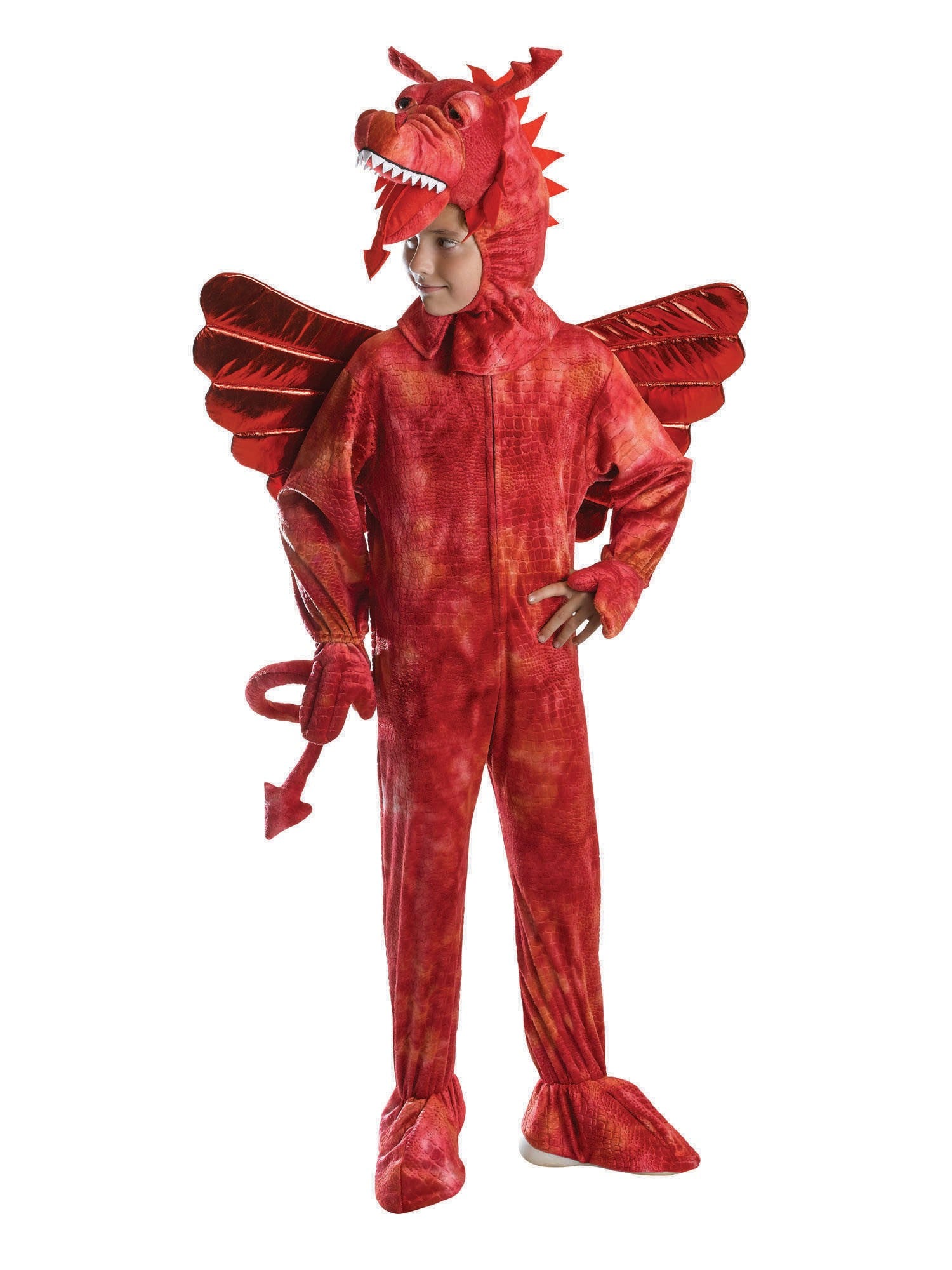 Kids Red Dragon Costume