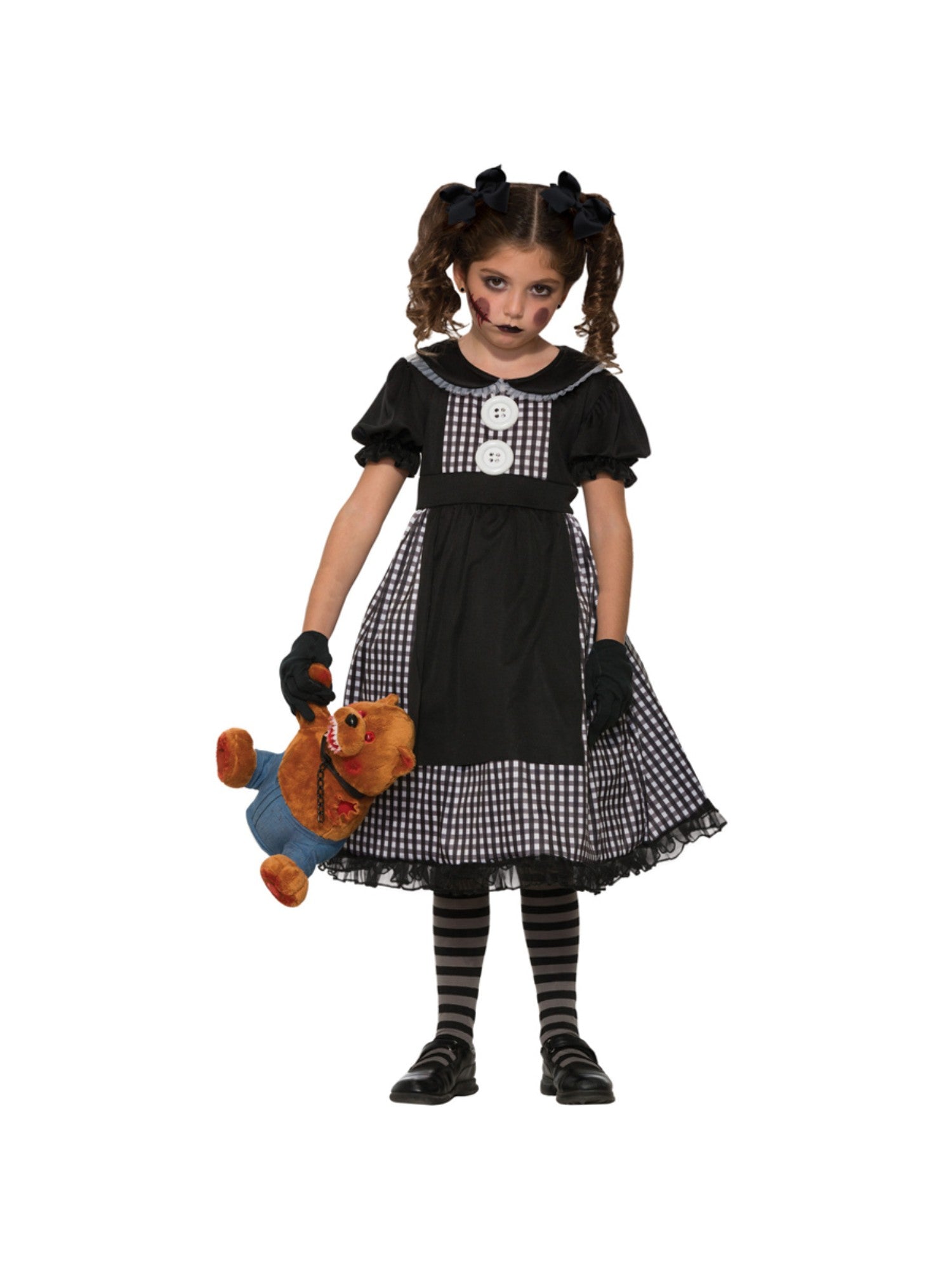 Kids Dark Rag Doll Costume