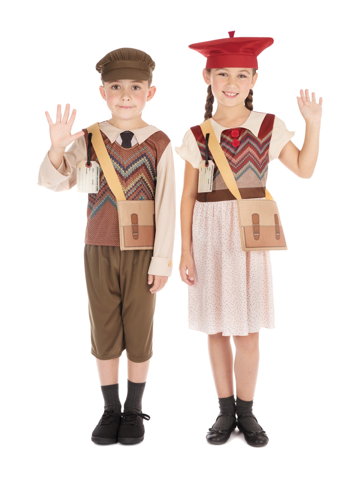 Kids Evacuee Schoolgirl Costume