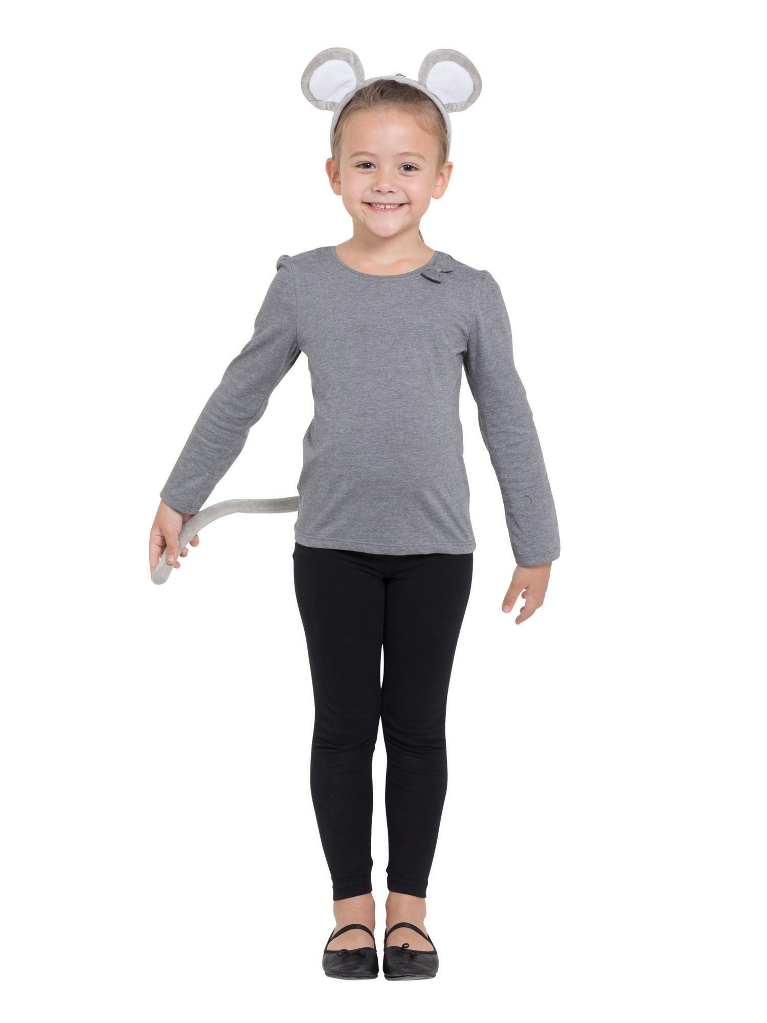 Grey Mouse Ears and Tail Set