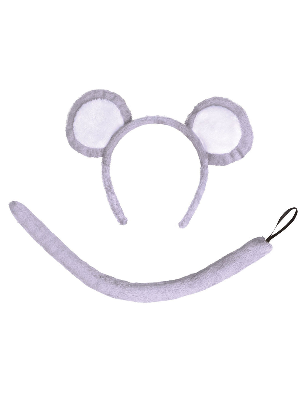 Grey Mouse Ears and Tail Set