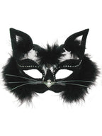 Transparent Black Cat Mask
