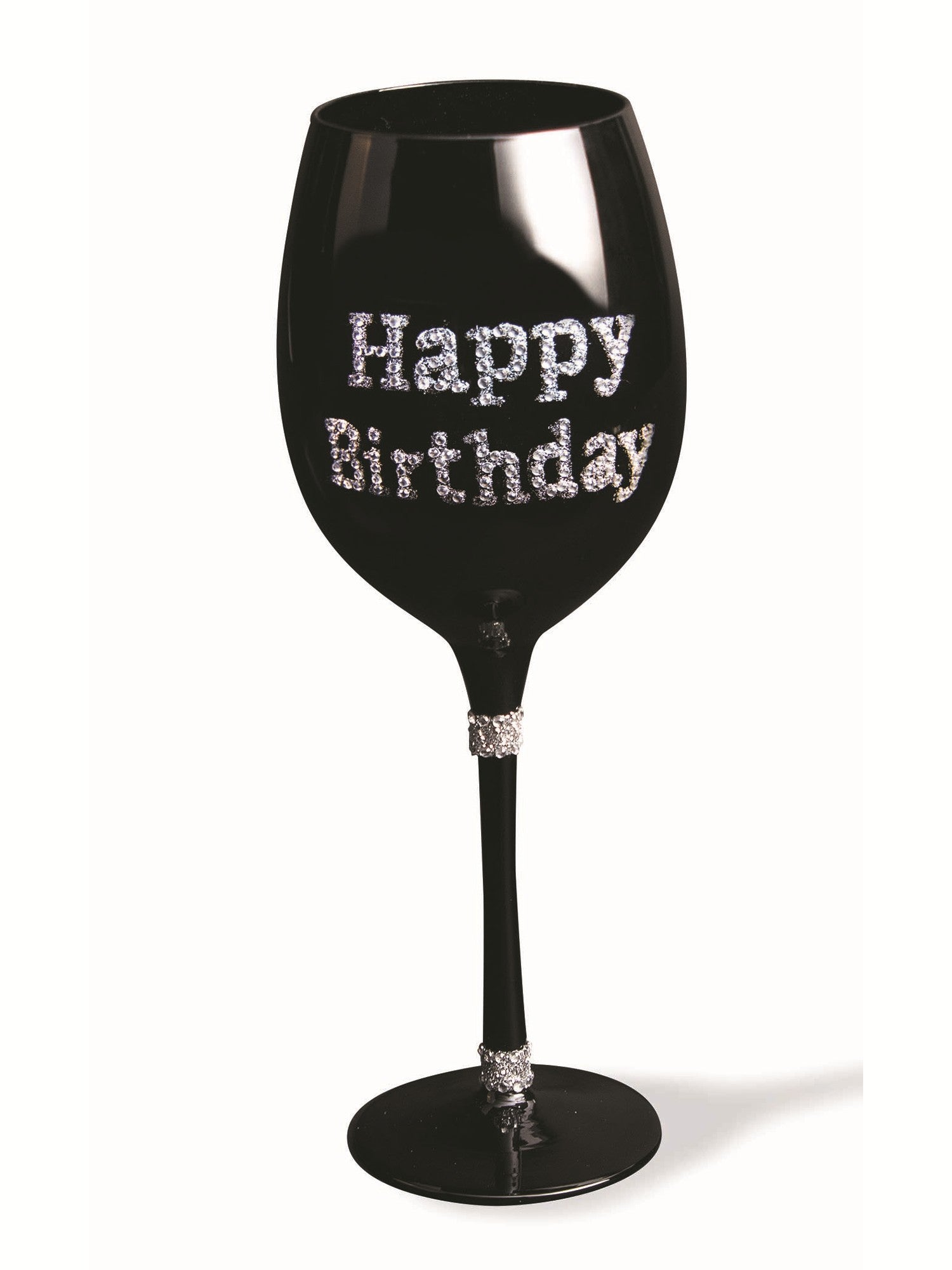 Wine Glass Happy Birthday