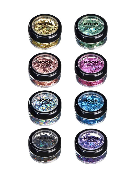 Moon Glitter Holographic Glitter Shapes