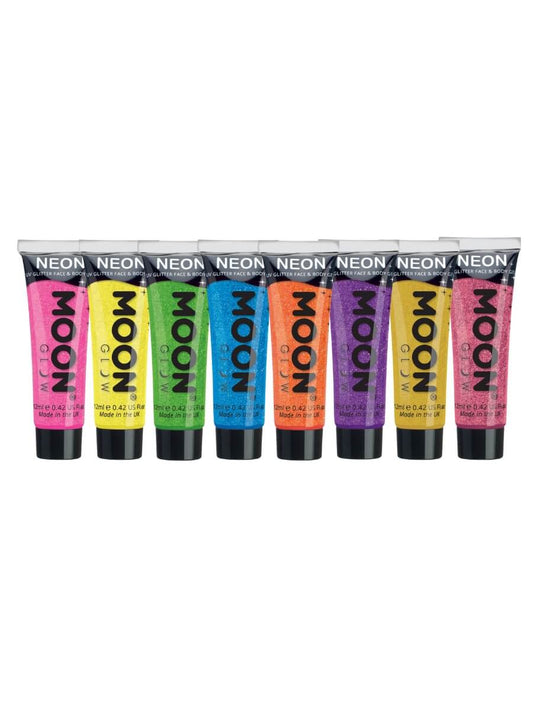 Moon Glow Neon UV Fine Glitter Gel
