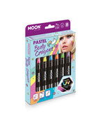 Moon Glow Pastel Neon UV Body Crayons, Boxset