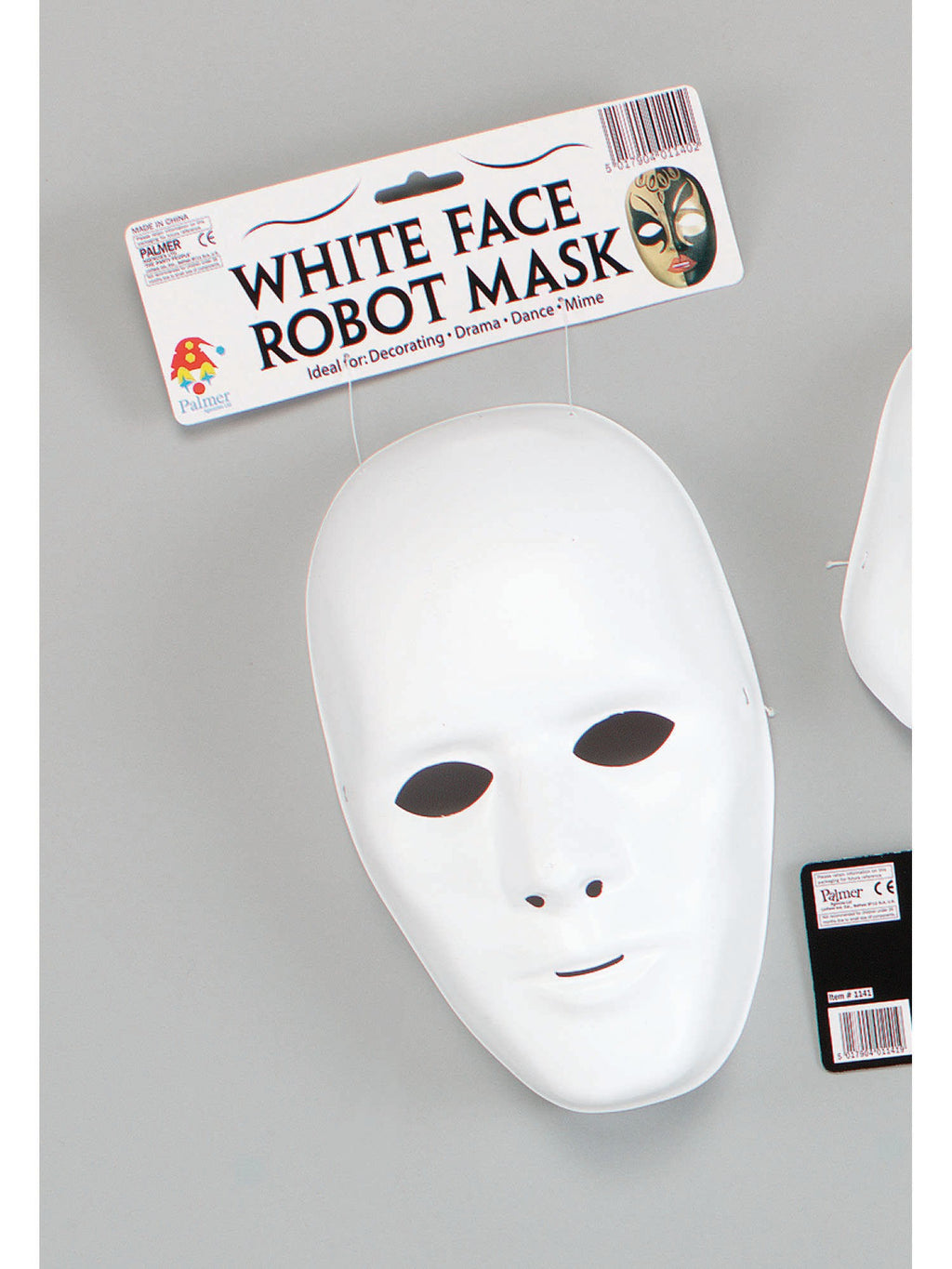 Male White Face Mask Deluxe