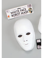 Male White Face Mask Deluxe