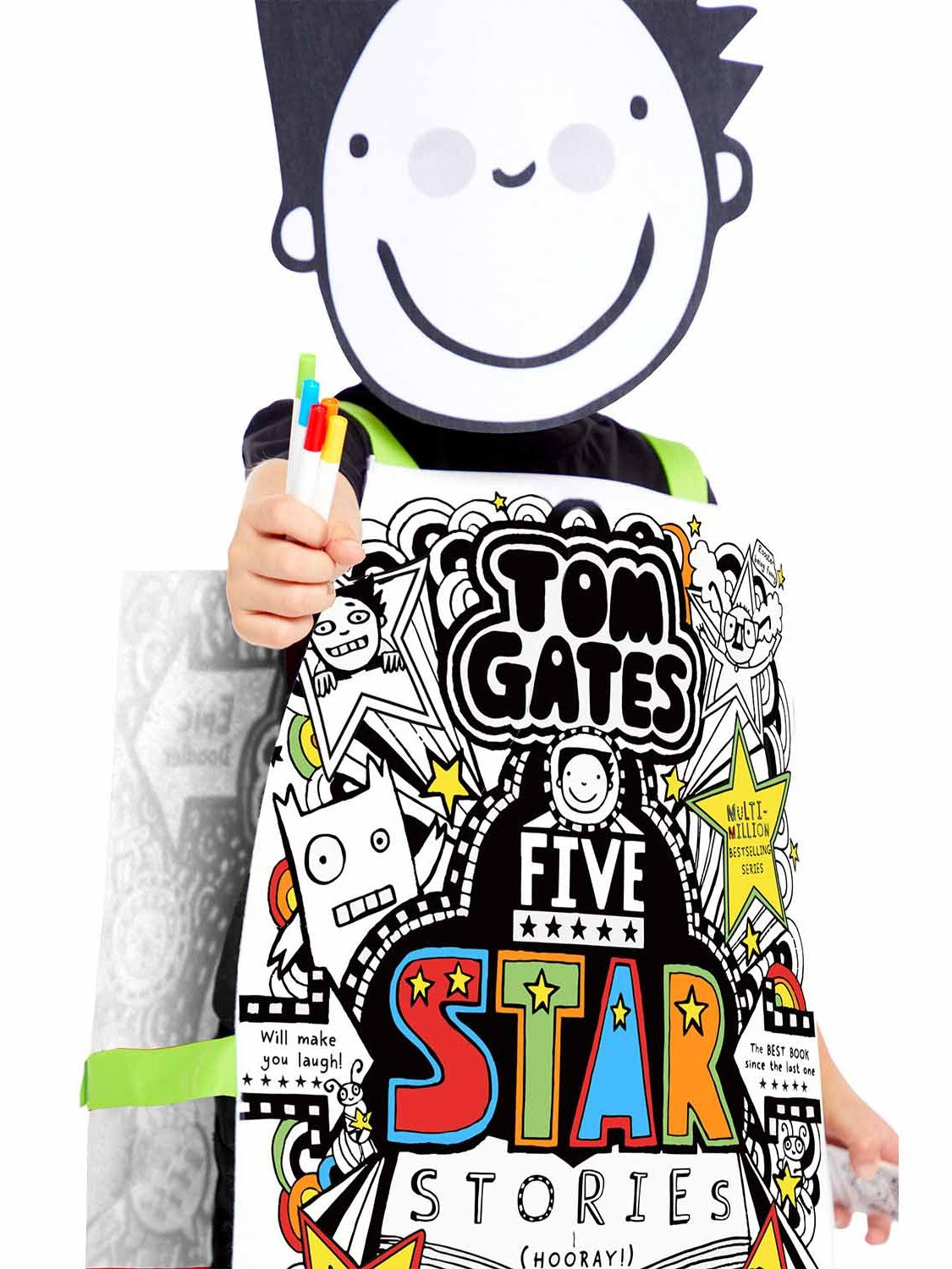 Tom Gates Colour In Printed Tabard
