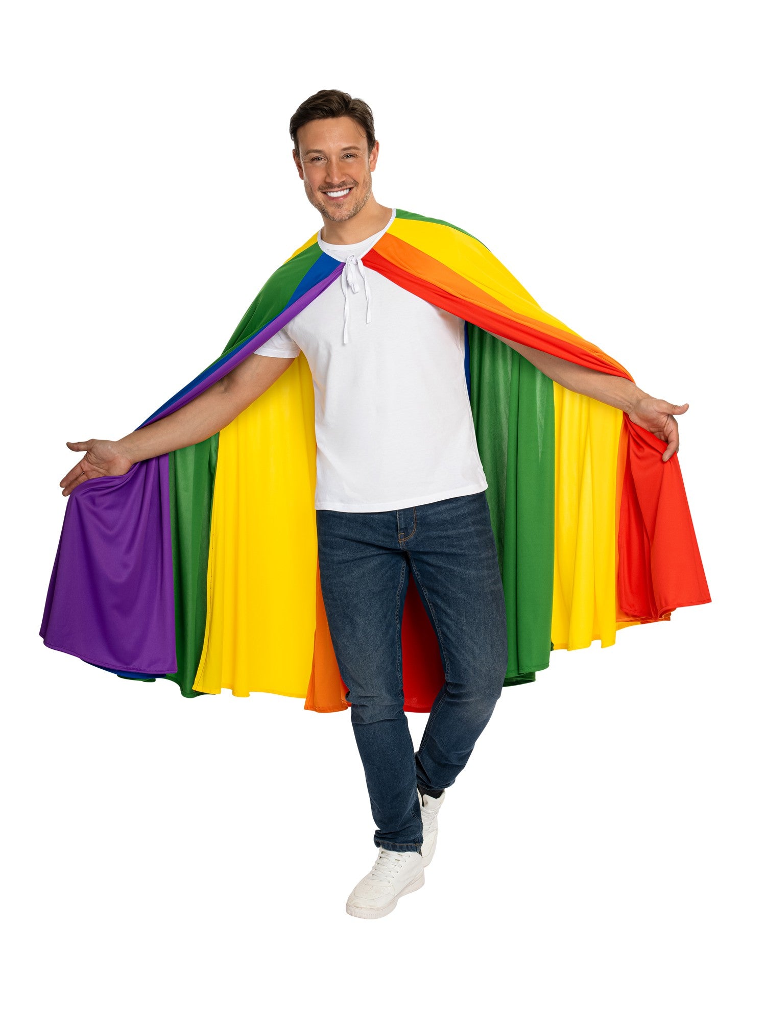 Rainbow Long Cape