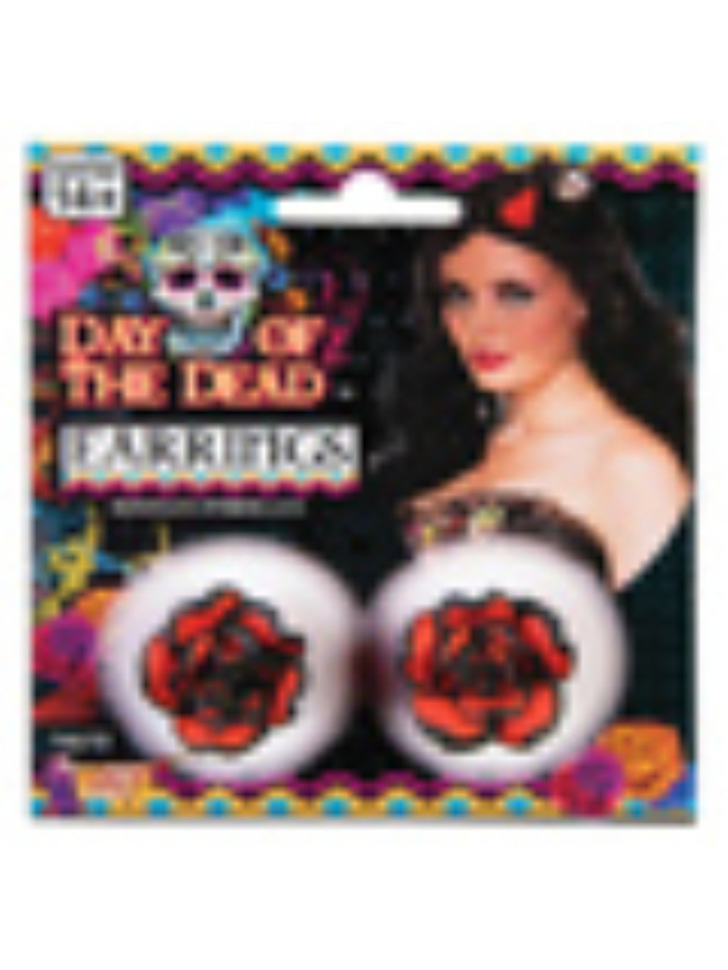Rose Day Of The Dead Earrings