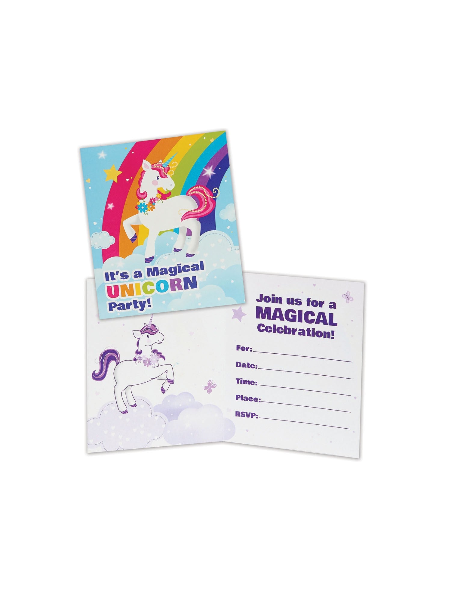 Invitation Set Fairytale Unicorn