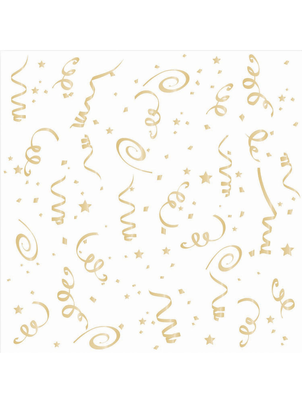 16 Pack Gold Confetti Napkins