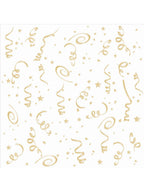 16 Pack Gold Confetti Napkins