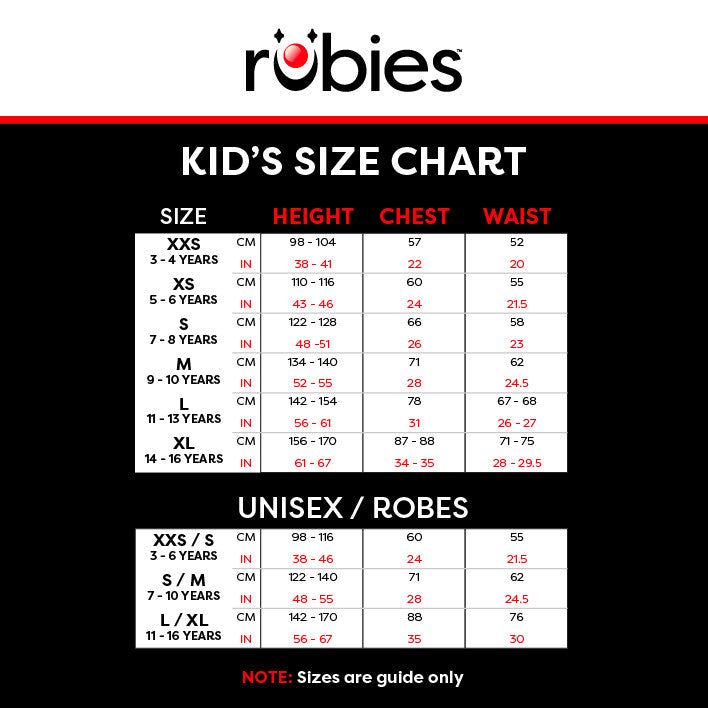 kids_global size chart
