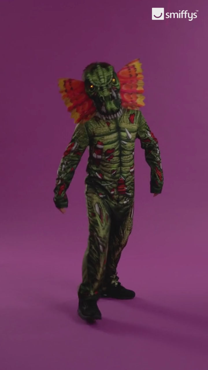 Light Up Zombie Dilophosaurus Dinosaur Costume