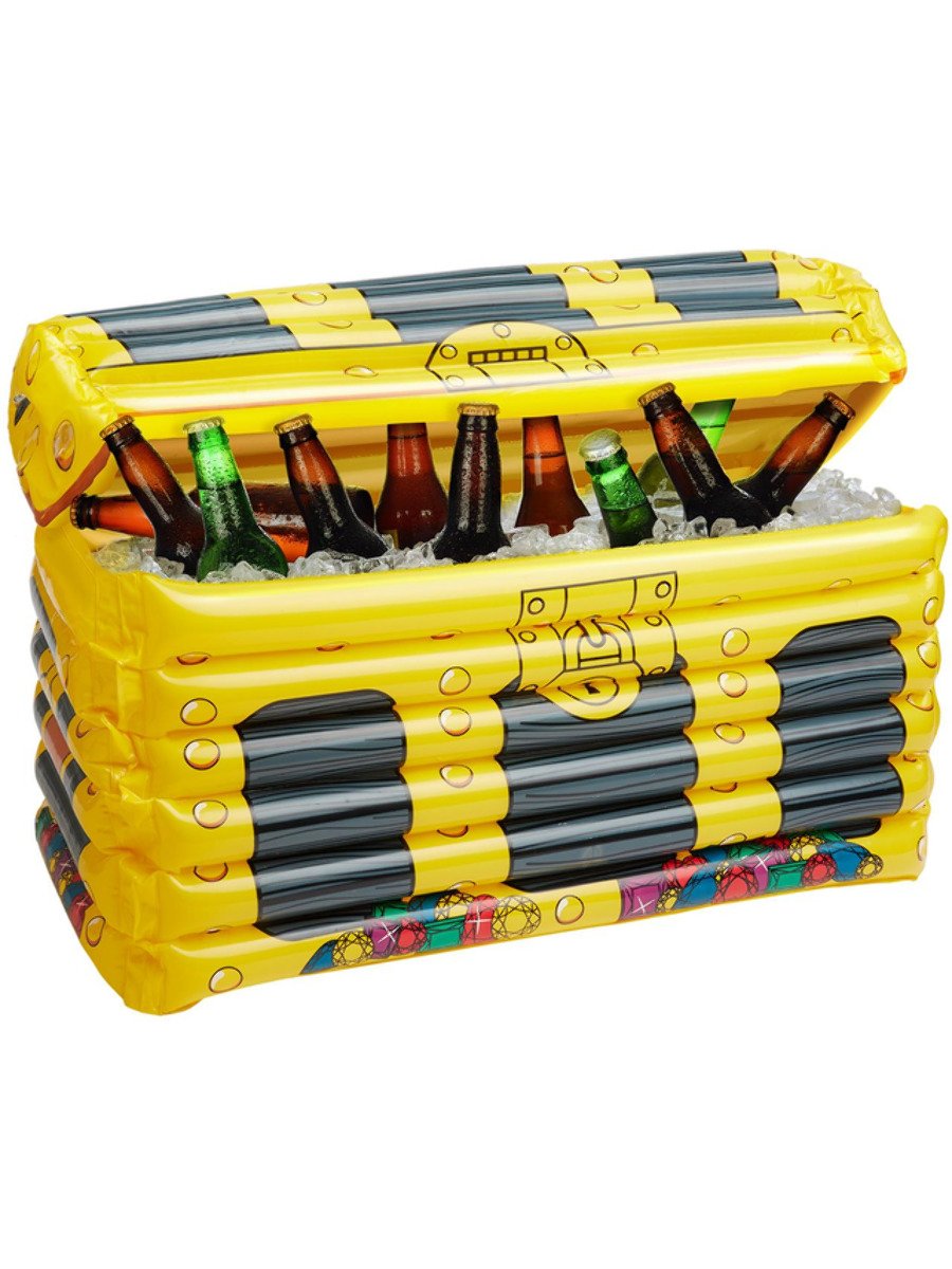 Inflatable Treasure Chest Drinks Holder