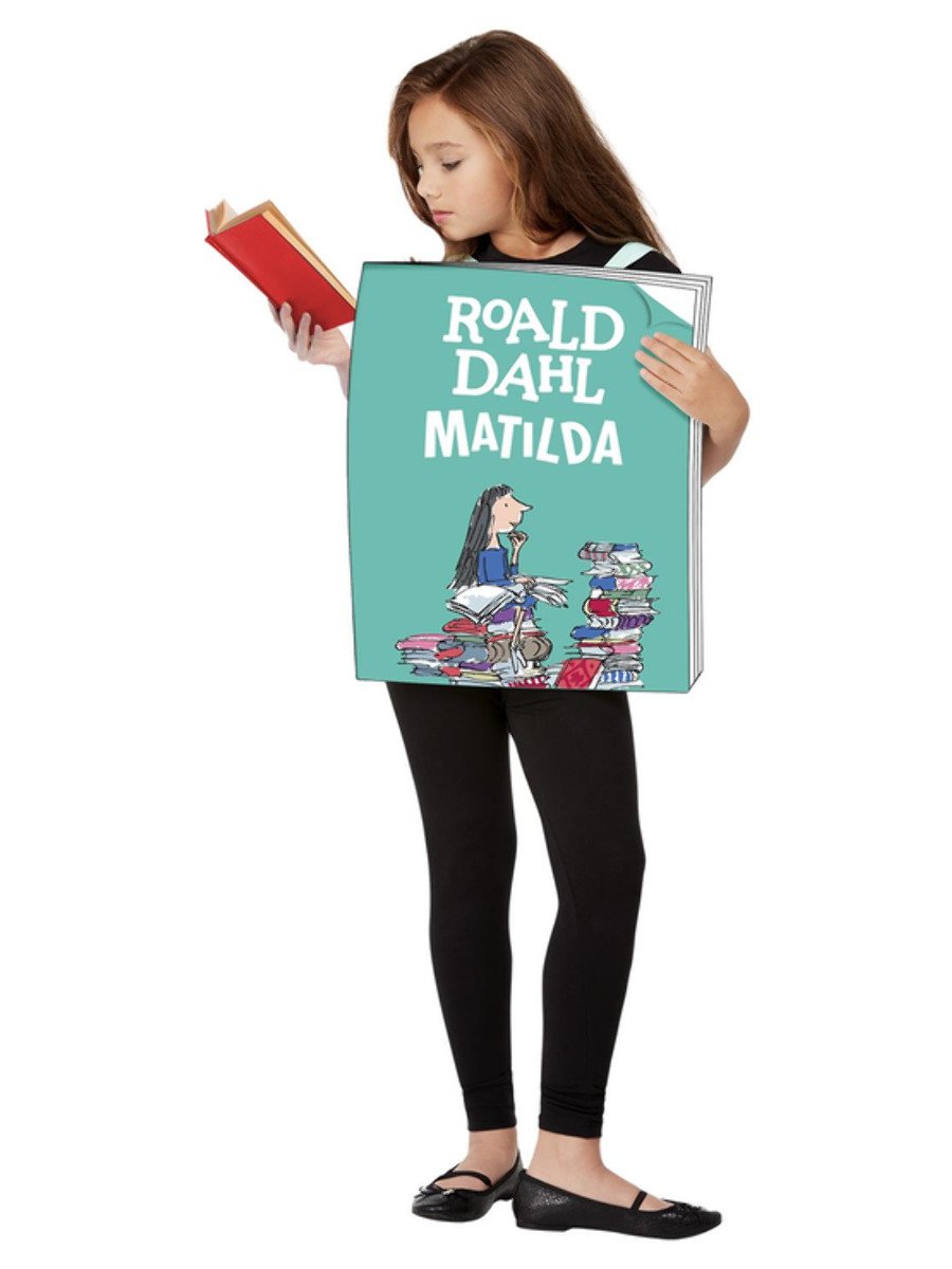 Roald Dahl Matilda Book Cover Costume, Tabard Alt1