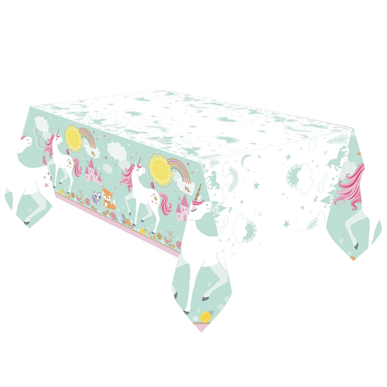 Magical Unicorn Paper Tablecover - 1.8m x 1.2m