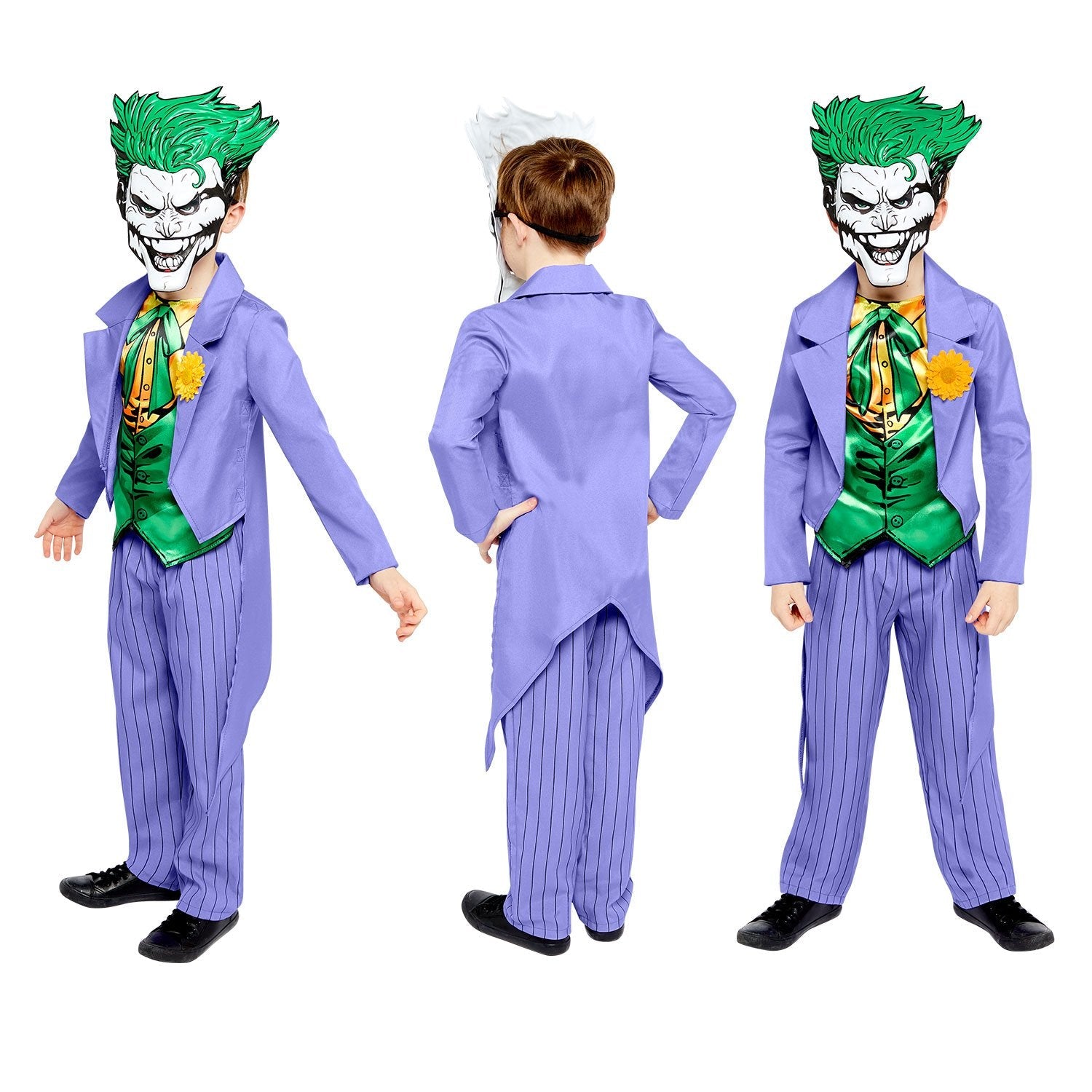 Joker Comic Childs Costume