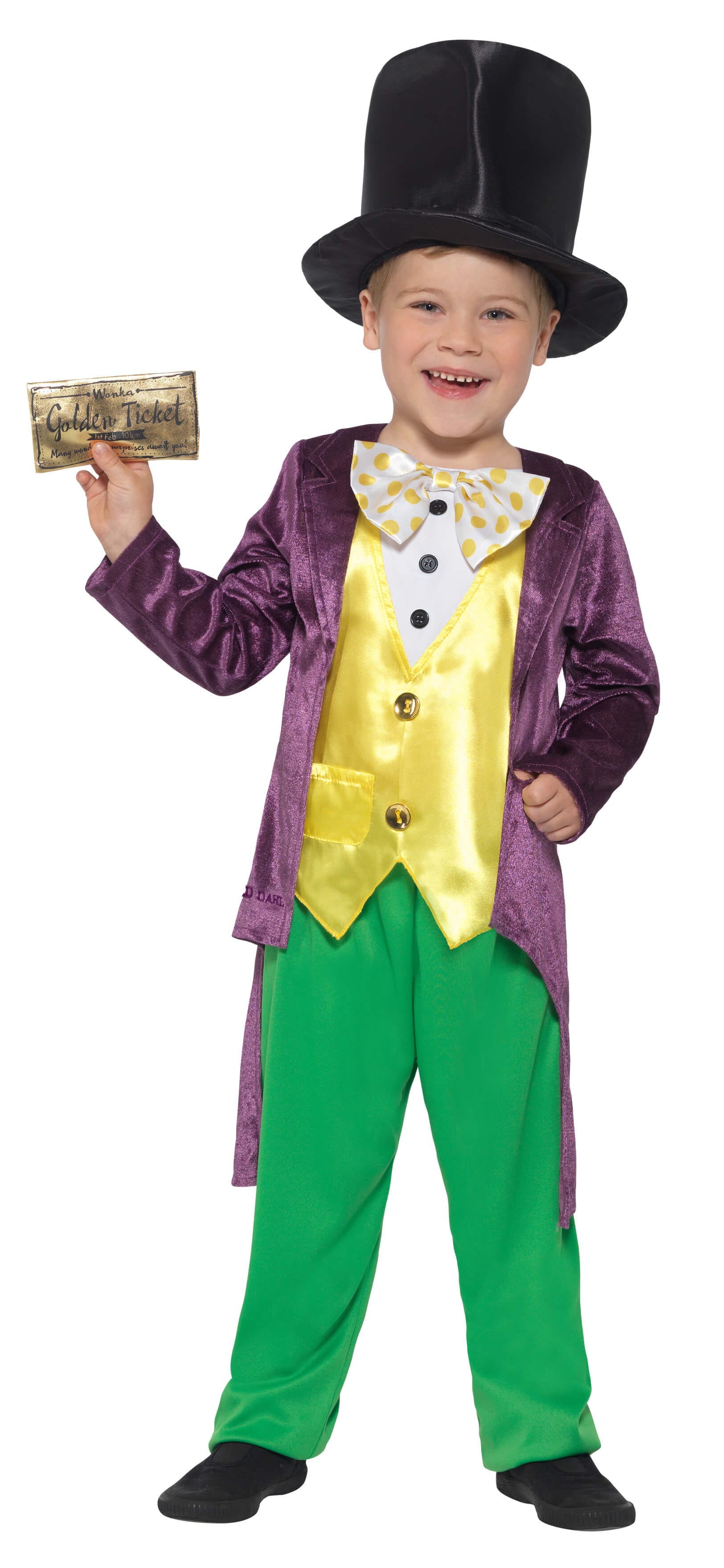 Willy Wonka, Top, Trousers & Hat